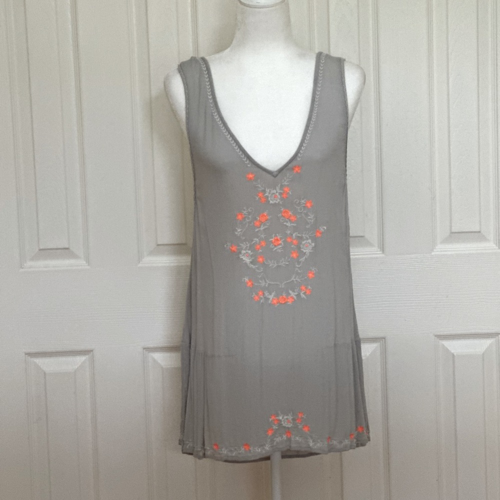 Free People Tank Grey Med